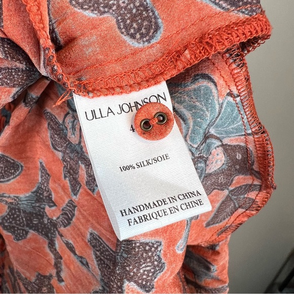 New Ulla Johnson Sefia Long-Sleeve Pleated Mini Dress, Size 4 - Picture 11 of 16